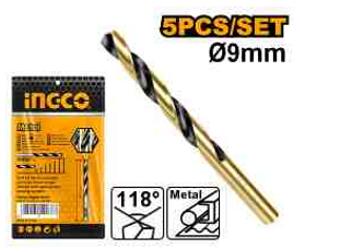 Ingco DBT1100903 HSS Drill Bit Set 9mm
