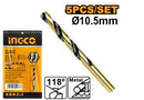 Ingco DBT1101053 HSS Drill Bit Set 15mm
