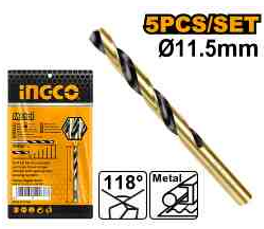 Ingco DBT1101153 HSS Drill Bit Set  11.5mm