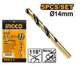 Ingco DBT1101403 HSS Drill Bit Set 
