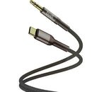 Budi DC131TX Type-C to Aux Connector Cable 1.2M – High Quality Audio Adapter Cable for Type-C Smartphones, Tablets, Car Stereos and AUX Enabled Devices