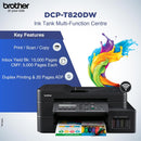 Brother DCP-T820DW - Wi-Fi & Auto Duplex Color Ink Tank Multifunction 