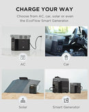 EcoFlow Extra Solar Smart  Battery for DELTA 2 Max Portable Power Station - (EFDELTA2MaxEB)
