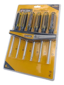 Uyustools DEP603 6-Piece Torx Screwdriver Set - Magnetic Shafts & Ergonomic Grips Durable Steel Precision Hardened Tips for Electronics, DIY & Repair