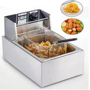 Ecco DFG6L 6L Single Gas Deep Fryer – Fast &amp; Efficient Cooking, Durable Build &amp; Easy Cleaning