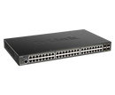 D-Link DGS-1250-52XMP 52-Port 10-Gigabit Smart Managed PoE Switch