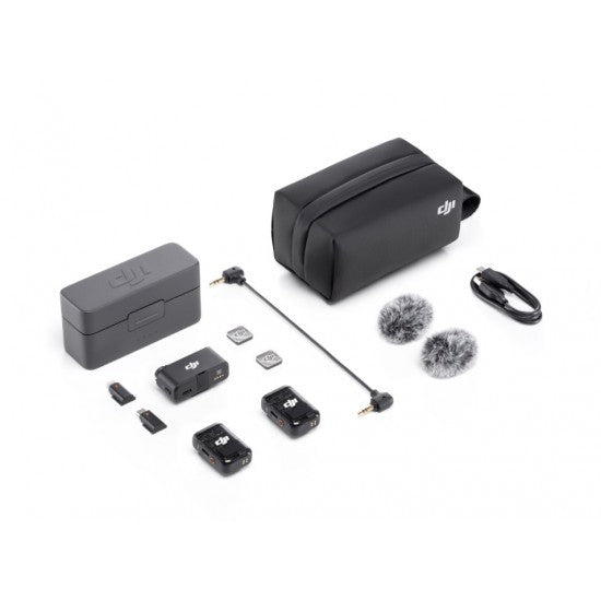 DJI Mic 2-person Compact Wireless Microphone/Recorder for Camera & Smartphone
