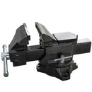 Deli DL2910Z 10″ Bench Vice – Heavy Duty Cast Iron Bench Vice with 45kN Clamping Force & Hardened Steel Jaws for Industrial and Professional Use