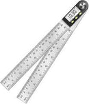 Deli DL305300 300mm Digital Angle Ruler  - High Precision Electronic Angle Finder with LCD Display for Construction, Woodworking & Engineering