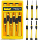 Deli DL3206A 6 Piece Clock Precision Screwdriver Set – Heavy Duty CR-V Tools for Watchmaking, Electronics, Workshop, and Maintenance Applications
