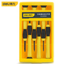 Deli DL3206A 6 Piece Clock Precision Screwdriver Set – Heavy Duty CR-V Tools for Watchmaking, Electronics, Workshop, and Maintenance Applications