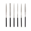 Deli DL352506 6-Piece Diamond Assorted File Set – Professional Diamond Coated File Kit for Metal, Stone, Glass, Ceramics and Precision Finishing Applications
