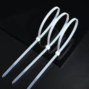 Deli DL506241 4x300mm 100pcs Nylon Cable Ties – Heavy Duty Zip Ties for Cable Management, Electrical Installation, and Industrial Use