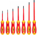 Deli DL510007 7 Piece Insulation Tool Set – Professional VDE Certified Insulated Hand Tools Kit for Electrical Installation, Service and Maintenance Work