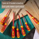 Deli DL510007 7 Piece Insulation Tool Set – Professional VDE Certified Insulated Hand Tools Kit for Electrical Installation, Service and Maintenance Work