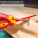 Deli DL510007 7 Piece Insulation Tool Set – Professional VDE Certified Insulated Hand Tools Kit for Electrical Installation, Service and Maintenance Work