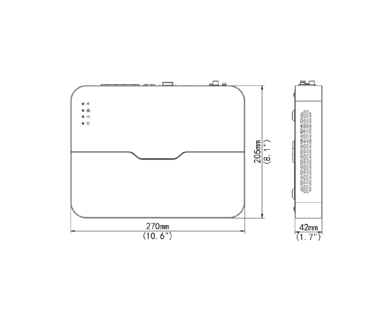 D-Link 8 Channel PoE Network Video Recorder (DNR-F5108E-P8)