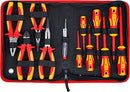 Deli DQ91003 1000V Insulation Tool Set 10-Piece – Professional VDE Certified Insulated Hand Tools Kit for Electrical Installation, Maintenance and Safety Work
