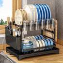 2Layer Carbon Coated Dish Rack
