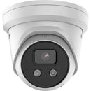 Hikvision DS-2CD2386G2-ISU/SL (2.8mm) 8MP 4K AcuSense Fixed Turret Network Camera – Strobe Light & Audible Warning IP67 Outdoor Security Camera