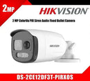 Hikvision DS-2CE12DF3T-PIRXOS 2MP TVI ColorVu Bullet CCTV Camera 3.6mm – High-Resolution Night Vision Security CCTV