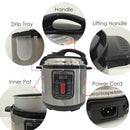 Dessini DS-379 6L Electric Pressure Cooker-Multi-Function Electric Pressure Cooker with 6-Litre Capacity, Fast Cooking, and Energy-Efficient Performance