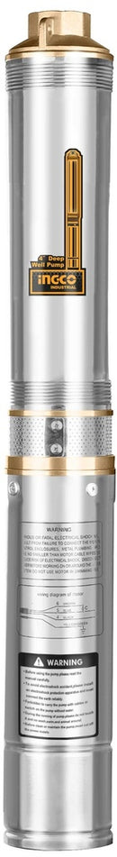 Ingco DWP11001-5 4" Submersible Deep Well Pump 1100W 1.5HP