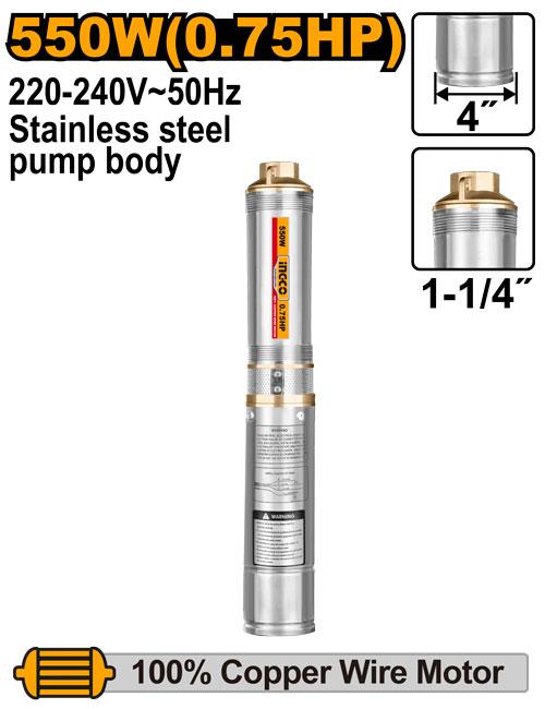 Ingco DWP5501 0.75HP Deep Well Pump 4 inch
