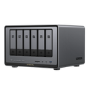 UGREEN NASync DXP6800 Pro 6-Bay NAS – Intel Core i5, 8GB DDR5, 128GB SSD, 10GbE, 8K HDMI – CM720 Network Attached Storage