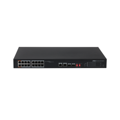 Dahua DH-PFS3218-16ET-135 18-Port Unmanaged Desktop Switch with 16-Port PoE