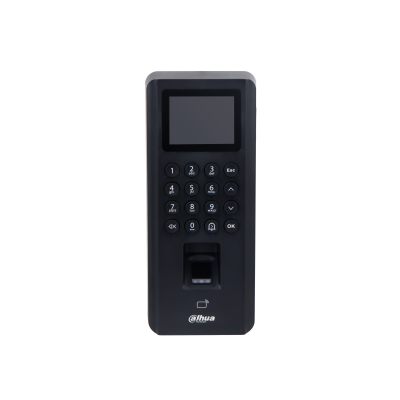 Dahua DHI-ASI2212J-PW Fingerprint &amp; Card Access Control – Single Door Standalone Terminal with Keypad, IC Card &amp; Password