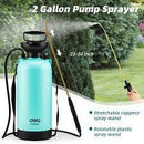 Deli DL581110 10L Sprayer – Heavy Duty Metal Lance Garden and Workshop Pressure Sprayer with Adjustable Mist to Stream Function for DIY Use