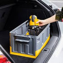 Deli DL884275 75L 615x350x360mm Plastic Tool Box – Heavy Duty PP Storage Box with 100kg Load Capacity for Workshop Construction DIY and Automotive Use
