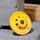 Deli EDH-JML115-E2 115mm 18 Blades 22.22mm Arbor Diamond Cup Wheel – Heavy Duty Professional Grinding Wheel for Concrete, Stone, Masonry, and Construction Applications