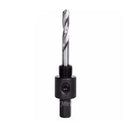 Deli EDH-SKZ002-E1 7/16" Hex Shank Hole Saw Arbor 32mm–230mm Capacity – Heavy Duty Professional Arbor Adapter for Hole Saw Drilling in Wood, Metal, and Construction Applications
