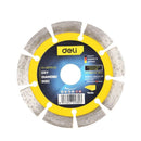 Deli EDH-SQP115-E2 115x22.2mm Dry Diamond Disc – Professional Cutting Blade for Concrete, Stone, and Masonry Applications