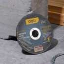 Deli EDH-SZP230-E2 230mm x 1.6mm x 22.2mm Flat Centre Abrasive Metal Cutting Disc – Heavy Duty Professional Cutting Wheel for Steel, Metal Fabrication, and Industrial Applications