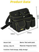 Deli EDL-P5 25x14x21cm Tool Bag – Heavy Duty Professional Storage Solution for Workshop, Construction, Automotive, and Maintenance Applications