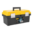 Deli EDL-TC270 17" 400x210x190mm Thickened Tool Box – Heavy Duty Professional Storage Solution for Workshop, Construction, Automotive, and Industrial Applications