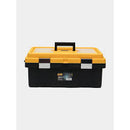 Deli EDL-TC290 19" 470x240x205mm Thickened Tool Box – Heavy Duty Professional Storage Solution for Workshop, Construction, Automotive, and Industrial Applications