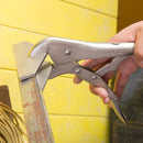 Deli EDL20016 Sheet Metal Locking Plier – Heavy Duty Industrial Locking Pliers for Sheet Metal Clamping, Welding, Fabrication, Automotive, and Professional Workshop Applications