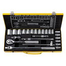 Deli EDL2024T 1/2" 24 Pcs Socket Set – Heavy Duty Professional Tool Kit for Workshop, Automotive, and Mechanical Applications