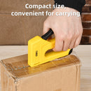 Deli EDL238002 Plastic Staple Gun – Heavy Duty Manual Stapler for Upholstery, Woodwork, Carpentry, and DIY Workshop Applications