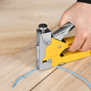 Deli EDL238003 Iron Staple Gun – Adjustable Driving Force Heavy Duty Professional Manual Stapler for Upholstery, Carpentry, Woodwork, and Industrial Workshop Applications