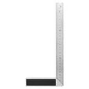Deli EDL302300 300mm 12"Angle Square – Heavy Duty Professional Carpenter’s Measuring and Layout Tool for Workshop, Construction, and Industrial Applications