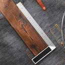 Deli EDL302300 300mm 12" Angle Square – Heavy Duty Professional Carpenter’s Measuring and Layout Tool for Workshop, Construction, and Industrial Applications