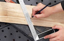 Deli EDL302350 350mm 14" Angle Square – Heavy Duty Precision Measuring Tool for Carpentry, Woodworking, Construction, and Workshop Applications