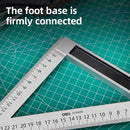 Deli EDL303200 200mm Angle Square – Heavy Duty Precision Measuring Tool for Carpentry, Woodworking, Construction, and Workshop Applications