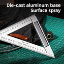 Deli EDL303200 200mm Angle Square – Heavy Duty Precision Measuring Tool for Carpentry, Woodworking, Construction, and Workshop Applications