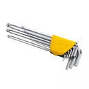 Deli EDL3090 9 Pcs Ball Point Hex Key Set – Heavy Duty Professional Allen Key Wrench Set for Automotive Repair, Machinery Maintenance, and Industrial Workshop Applications